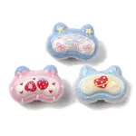 Embossed Opaque Acrylic Beads