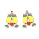 304 Stainless Steel Enamel Pendants