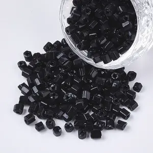 6/0 Two Cut Glass Seed Beads