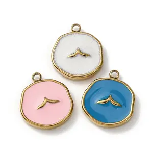 304 Stainless Steel Enamel Pendants