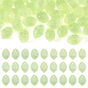 50Pcs Transparent Acrylic Beads