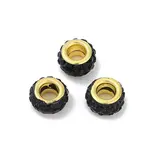 Alloy Rhinestone Clay Pave Beads