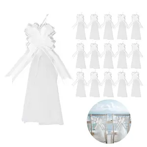 Polyester Pull Bows with Gauze Fabric