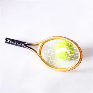 Plastic Miniature Tennis & Rackets