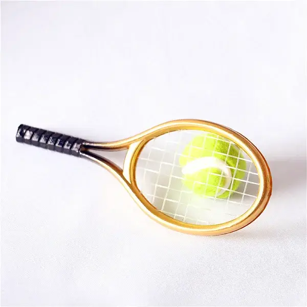 Plastic Miniature Tennis & Rackets