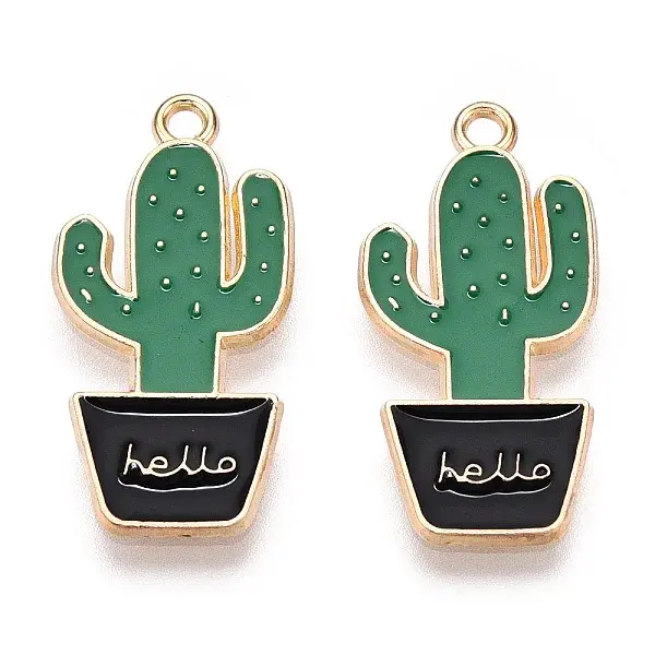 Alloy Enamel Pendants