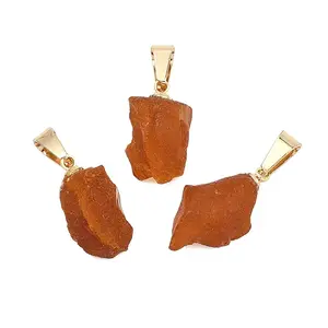 Raw Rough Natural Amber Pendants