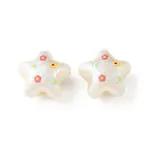 Printed Opaque Acrylic Beads