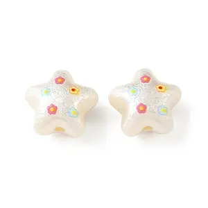 Printed Opaque Acrylic Beads
