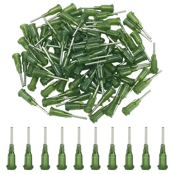 Plastic & 304 Stainless Steel Fluid Precision Blunt Needle Dispense Tips