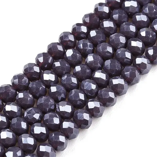 Electroplate Glass Beads Strands