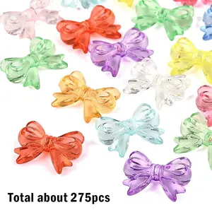 275Pcs Transparent Acrylic Beads