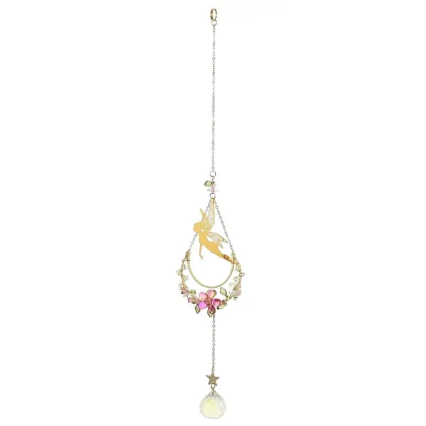 Brass Elf Moon Pendant Decoration