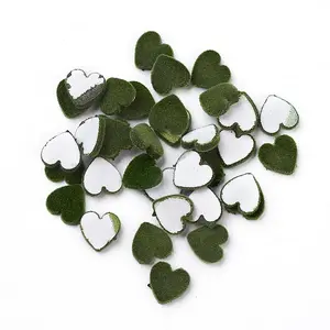 Flocky Acrylic Cabochons