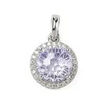 925 Sterling Silver Pave Cubic Zirconia Pendants