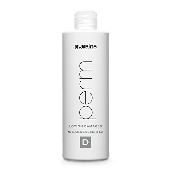 Trvalá preparace pro poškozené a barvené vlasy Subrina Professional Perm D Lotion Damaged - 450 ml (060543) + dárek zdarma