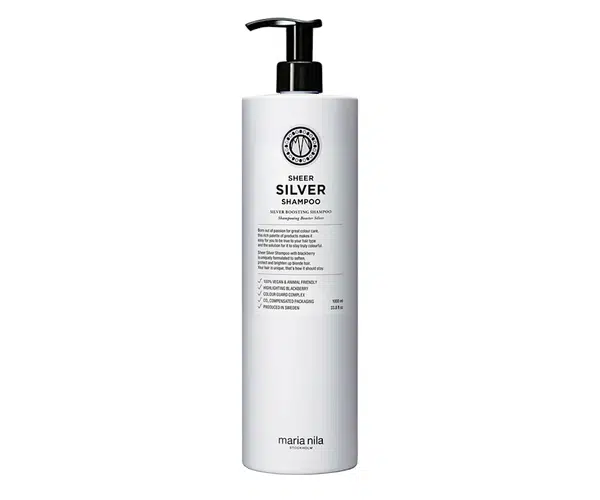Šampon pro neutralizaci žlutých tónů Maria Nila Sheer Silver Shampoo - 1000 ml + dárek zdarma