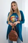Halenka oversize s duhovým potiskem marine