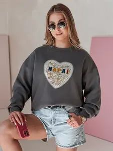 Dámská oversize mikina srdce SERDUCHOVA