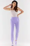 Awama Woman's Trousers A498 Violet/Beige