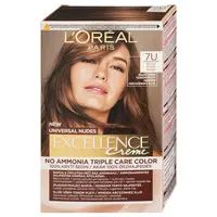 Permanentní barva Loréal Excellence Universal Nudes 7U blond - L’Oréal Paris + dárek zdarma