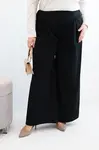 Plus size kalhoty s širokými kalhotami