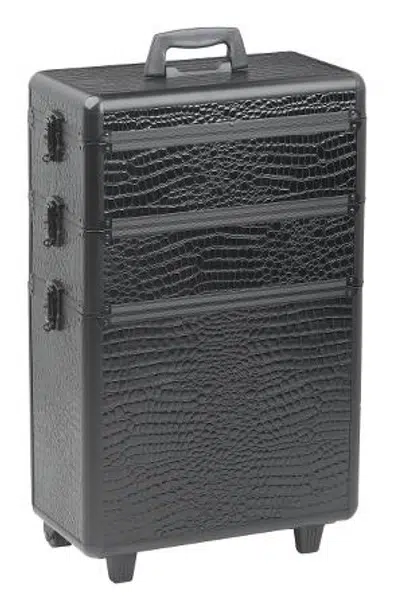 Sekční kufr na kolečkách Sibel Modular - černý (0150631) + dárek zdarma
