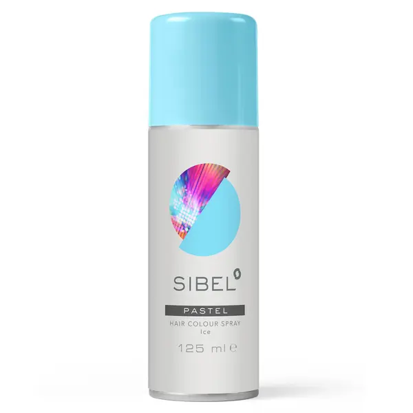 Barevný sprej na vlasy Sibel Hair Colour Pastel - pastelově modrá - 125 ml (023000019) + dárek zdarma