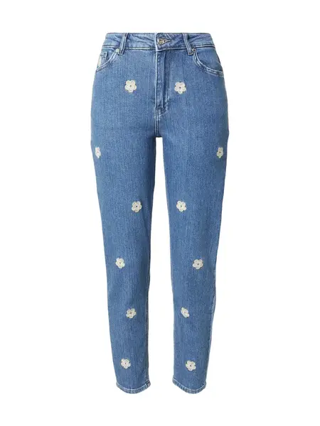 ONLY Džínsy 'ONLINC'  modrá denim / svetložltá / biela