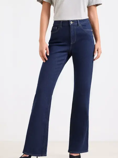 Lipsy Džínsy  modrá denim