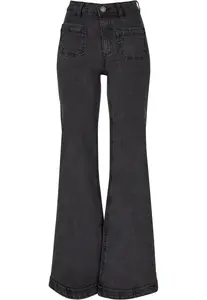 Urban Classics Džínsy  čierny denim