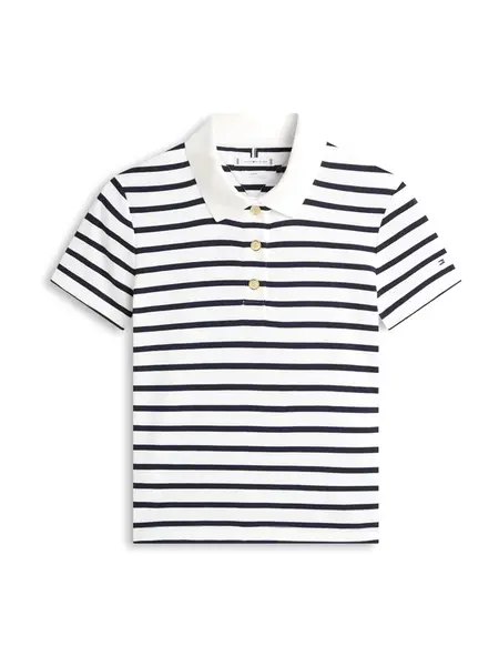 TOMMY HILFIGER Tričko  námornícka modrá / biela