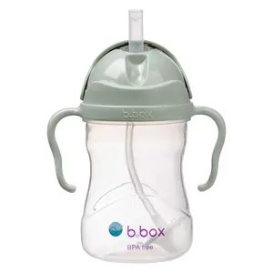 B.BOX Hrnček so slamkou zelený 240 ml