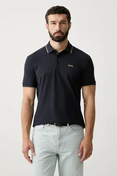 BOSS Green polo pánské bavlněné Paddy