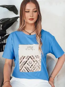 Dámske tričko CENTIA modré