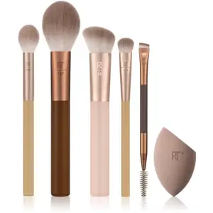 Real Techniques New Nudes Soft-Focus Face Set sada štetcov