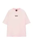 Pull&Bear Tričko 'STWD'  čokoládová / ružová / biela