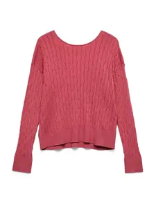 VERO MODA Sveter 'VMFANTASTIC'  malinová