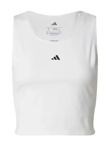 ADIDAS PERFORMANCE Športový top  čierna / biela