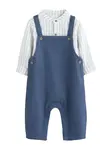 Next Set  námornícka modrá / biela