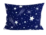 Polybavlnená obliečka na vankúš NIGHT SKY POLY 70x90 cm, modrá