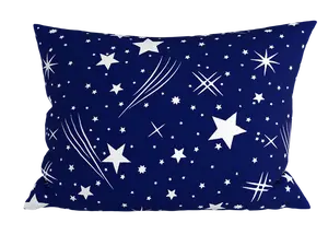 Polybavlnená obliečka na vankúš NIGHT SKY POLY 70x90 cm, modrá