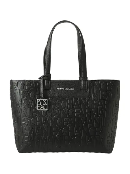 ARMANI EXCHANGE Shopper 'Liz Pebble'  čierna