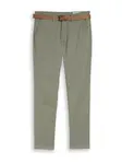 TOM TAILOR DENIM Chino nohavice  olivová