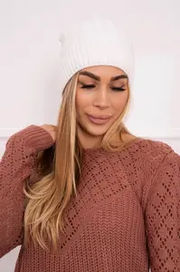 Kesi Čapica s fleece Anna K238 biely