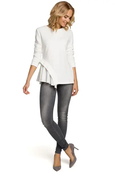 Made Of Emotion Woman's Blouse M333 Ecru