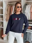 Dámska oversize mikina s nápisom TRUSTY