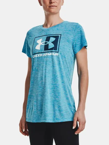 Under Armour Tričko Tech Twist Box LU SSC-BLU - Dámské