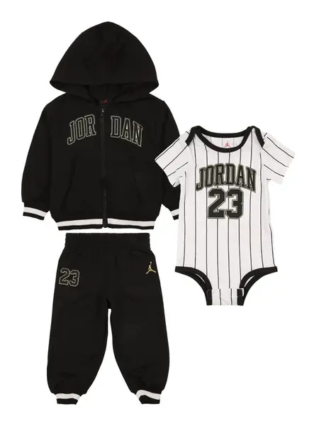 Jordan Set  mokka / čierna / biela