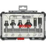 Bosch Súprava fréz s 8 mm vretenom Trim&Edging, 6 ks